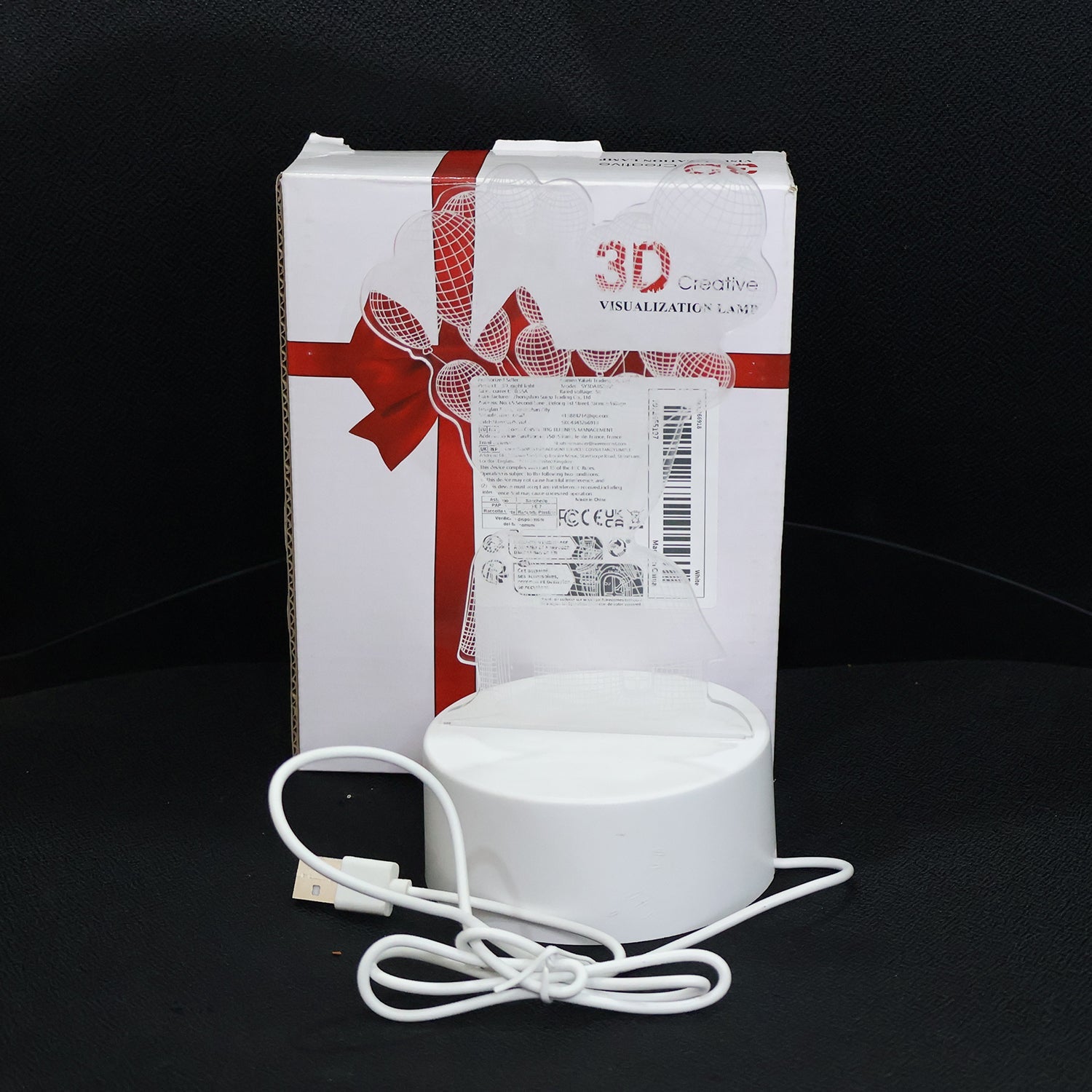 3D Illusion LED Night Lamp with House and Balloons Design 3D Illusion LED Night Lamp with House and Balloons Design